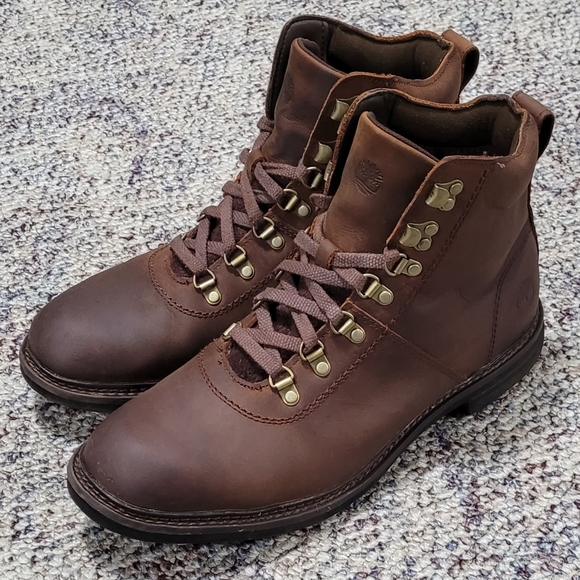 Timberland Logan Bay Alpine Hiking Boot, 10.5, Brown Leather - Picture 2 of 16